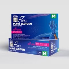 FLEX YENİ NESİL ELDİVEN MAVİ TPE MEDİUM