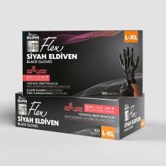 FLEX YENİ NESİL ELDİVEN SİYAH TPE LARGE